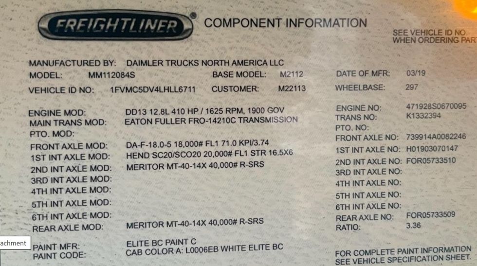 Cab and Chassis Truck-Light and Medium Duty Trucks-Freightliner-2020-M211284S-Warren-MI-359,671\n\t\tmiles-$ 93,000 - Image 20