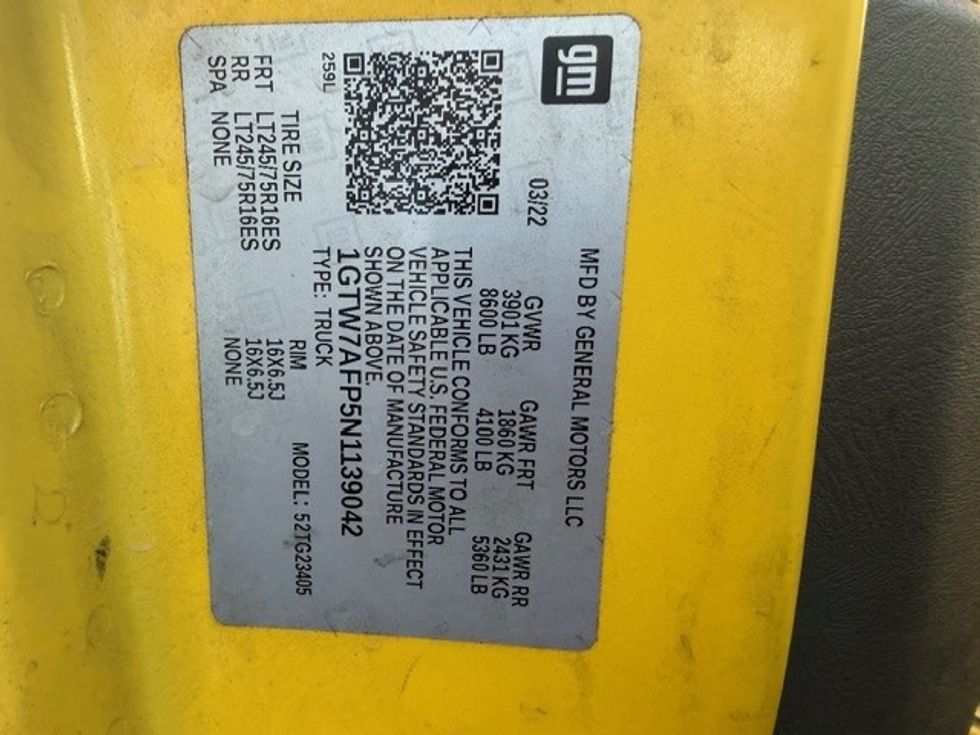 Cargo Van (Panel Van)-Light and Medium Duty Trucks-GMC-2022-Savana G23405-Capitol Heights-MD-37,118\n\t\tmiles-$ 30,250 - Image 16