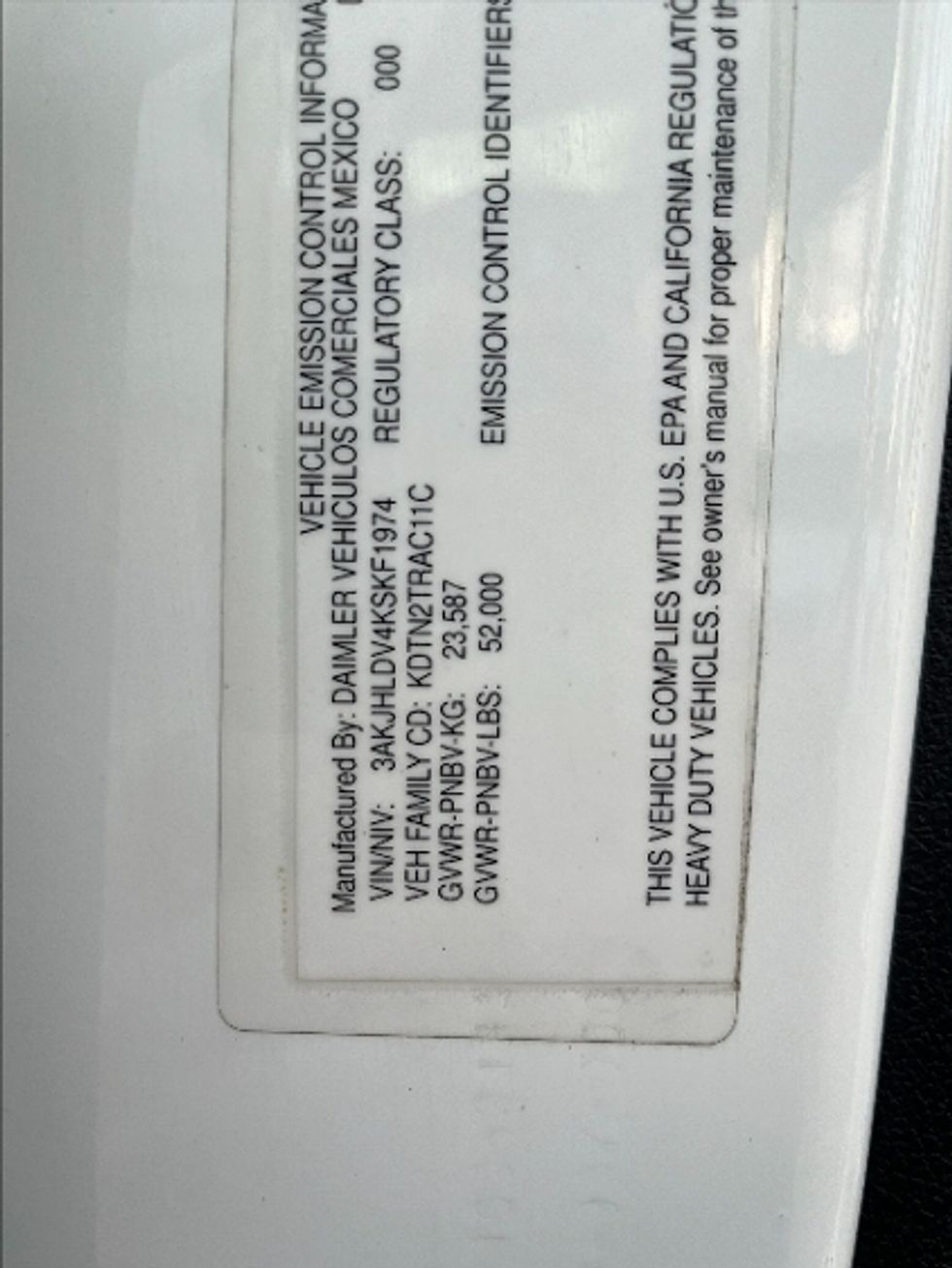 Day Cab Tractor-Heavy Duty Tractors-Freightliner-2019-T12664ST-Blountville-TN-418,033\n\t\tmiles-$ 47,000 - Image 17