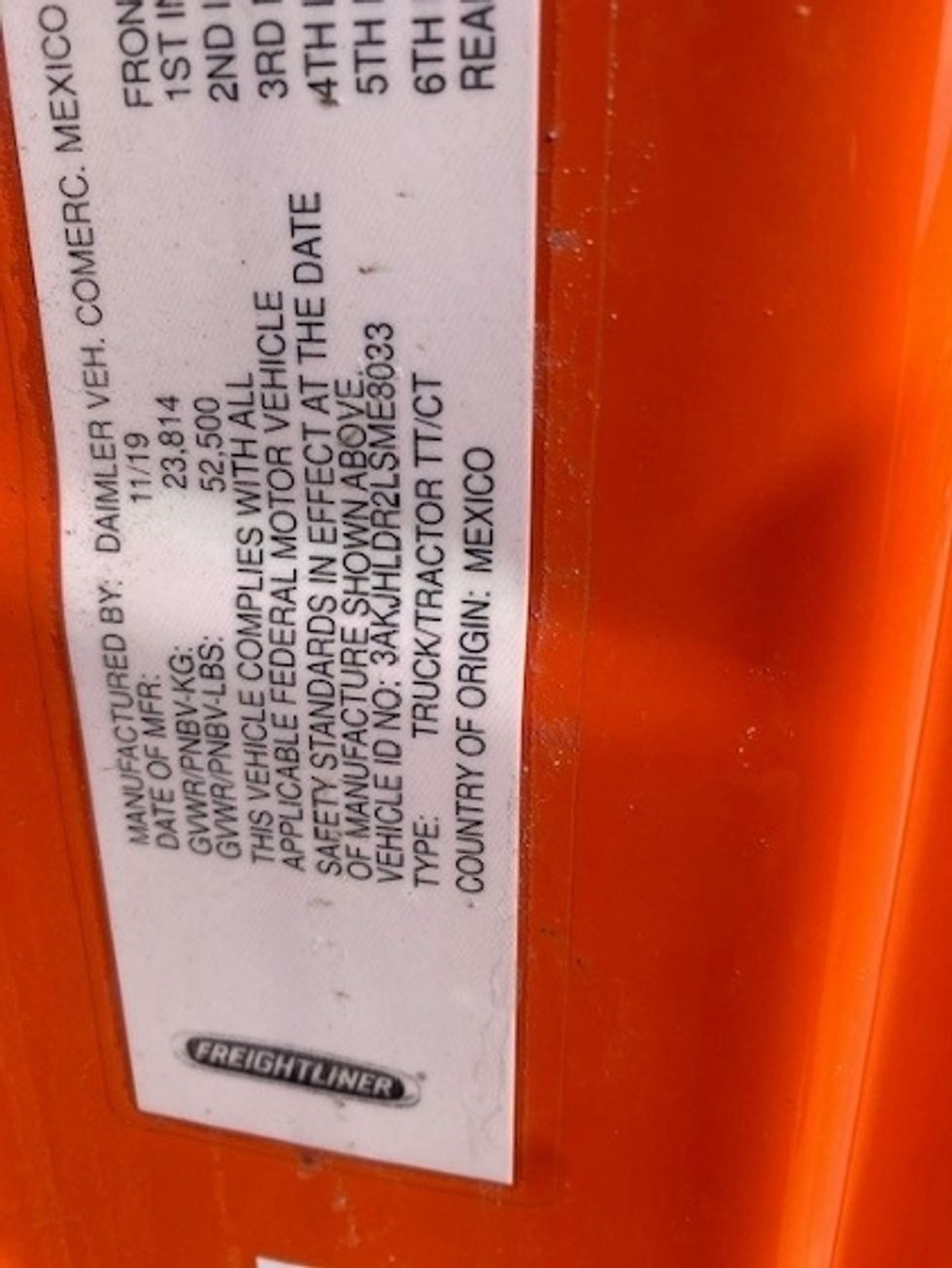 Day Cab Tractor-Heavy Duty Tractors-Freightliner-2020-T12664ST-Davenport-IA-483,794\n\t\tmiles-$ 46,500 - Image 19