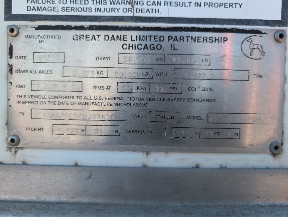Dry Van Trailer-Semi Trailers-Great Dane-2013-Trailer-Round Rock-TX-185,937\n\t\tmiles-$ 14,500 - Image 11
