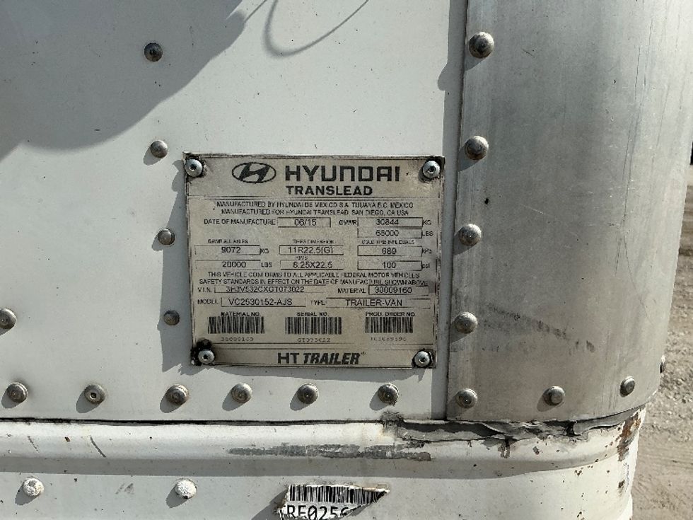 Dry Van Trailer-Semi Trailers-Hyundai-2016-Trailer-Lakeland-FL-704,540\n\t\tmiles-$ 17,000 - Image 11