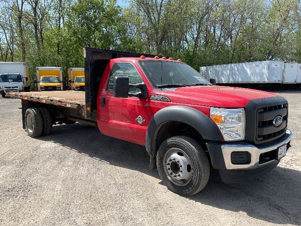 Flatbed Truck-Light and Medium Duty Trucks-Ford-2014-F550-Rochester-NY-95,748 miles-$ 49,000