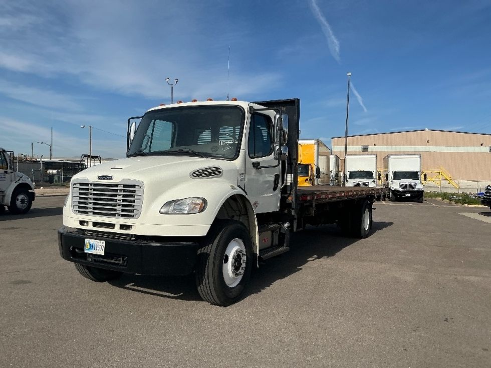 Flatbed Truck-Light and Medium Duty Trucks-Freightliner-2015-M2-Aurora-CO-96,421\n\t\tmiles-$ 45,250 - Image 3