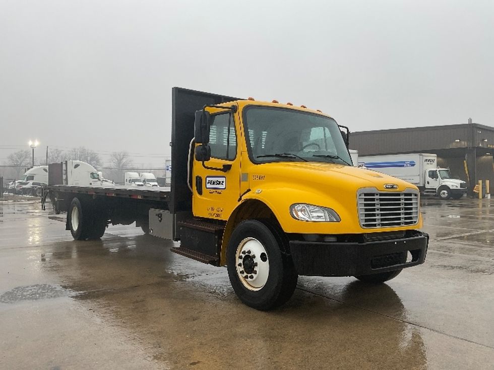 Flatbed Truck-Light and Medium Duty Trucks-Freightliner-2019-M2-Allen Park-MI-110,051\n\t\tmiles-$ 47,750 - Image 1