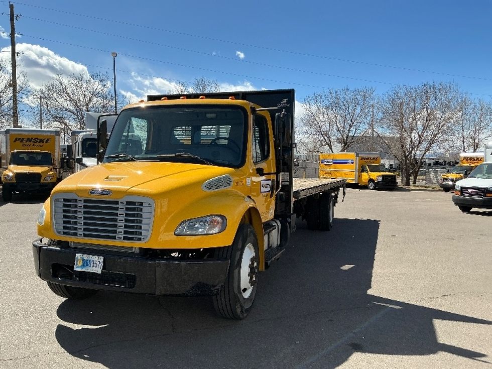 Flatbed Truck-Light and Medium Duty Trucks-Freightliner-2019-M2-Aurora-CO-102,537\n\t\tmiles-$ 55,000 - Image 3