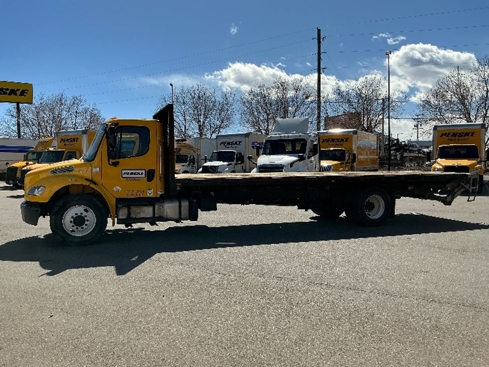 Flatbed Truck-Light and Medium Duty Trucks-Freightliner-2019-M2-Aurora-CO-102,537\n\t\tmiles-$ 55,000 - Image 4