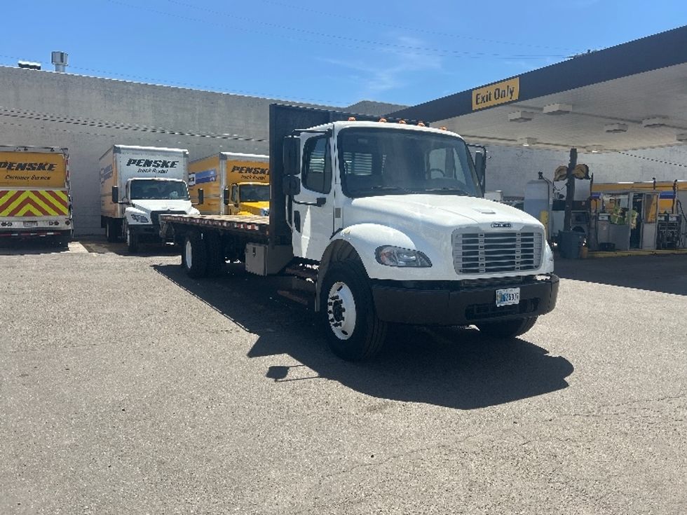 Flatbed Truck-Light and Medium Duty Trucks-Freightliner-2019-M2-Aurora-CO-118,172\n\t\tmiles-$ 60,250 - Image 1