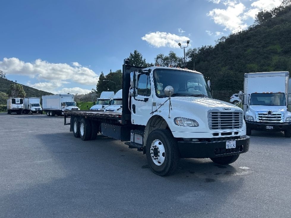 Flatbed Truck-Light and Medium Duty Trucks-Freightliner-2019-M2-Fontana-CA-129,050\n\t\tmiles-$ 71,750 - Image 1