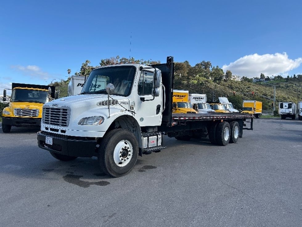 Flatbed Truck-Light and Medium Duty Trucks-Freightliner-2019-M2-Fontana-CA-129,050\n\t\tmiles-$ 71,750 - Image 3