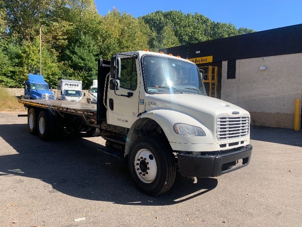 Flatbed Truck-Light and Medium Duty Trucks-Freightliner-2019-M2-Franklin-MA-104,021\n\t\tmiles-$ 63,250 - Image 1