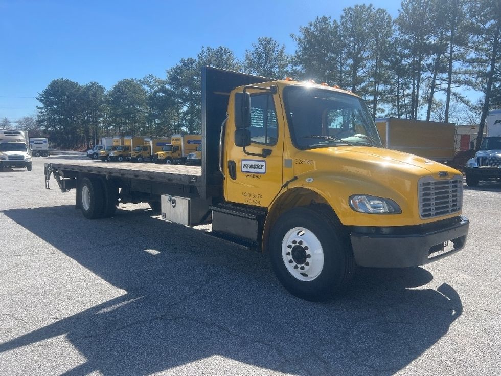 Flatbed Truck-Light and Medium Duty Trucks-Freightliner-2019-M2-Jonesboro-GA-92,455\n\t\tmiles-$ 55,500 - Image 1
