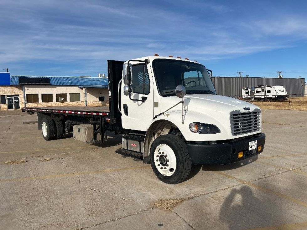 Flatbed Truck-Light and Medium Duty Trucks-Freightliner-2019-M2-Lubbock-TX-100,390\n\t\tmiles-$ 53,500 - Image 1