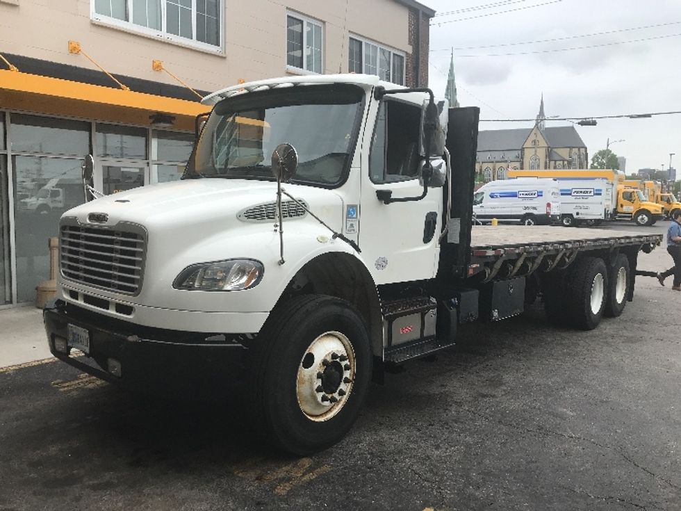 Flatbed Truck-Light and Medium Duty Trucks-Freightliner-2019-M2-Moberly-MO-203,234\n\t\tmiles-$ 56,750 - Image 3