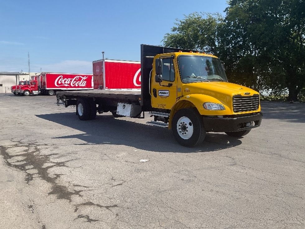 Flatbed Truck-Light and Medium Duty Trucks-Freightliner-2022-M2-Tulsa-OK-122,537\n\t\tmiles-$ 75,500 - Image 1