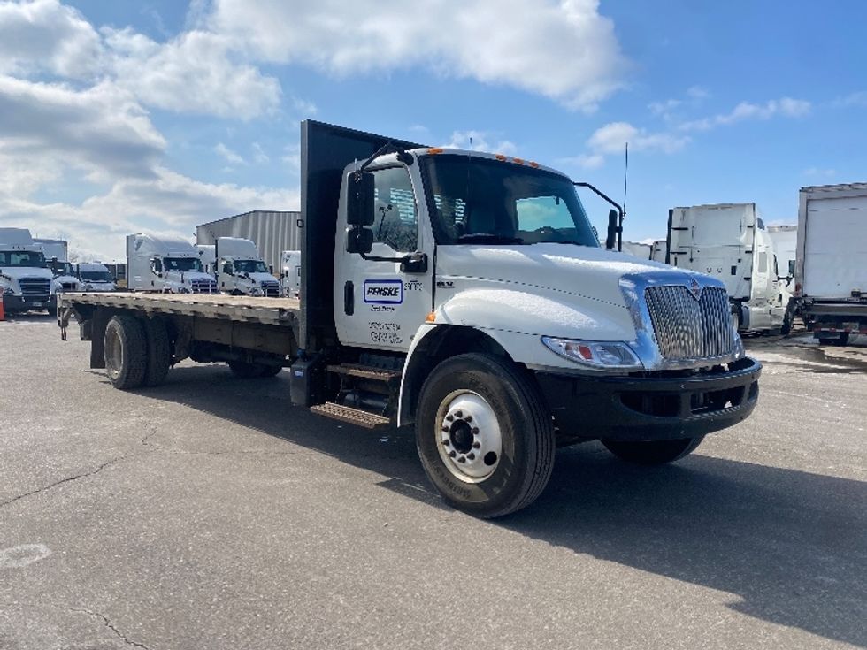 Flatbed Truck-Light and Medium Duty Trucks-International-2020-MV607-Elkhart-IN-98,457\n\t\tmiles-$ 65,500 - Image 1