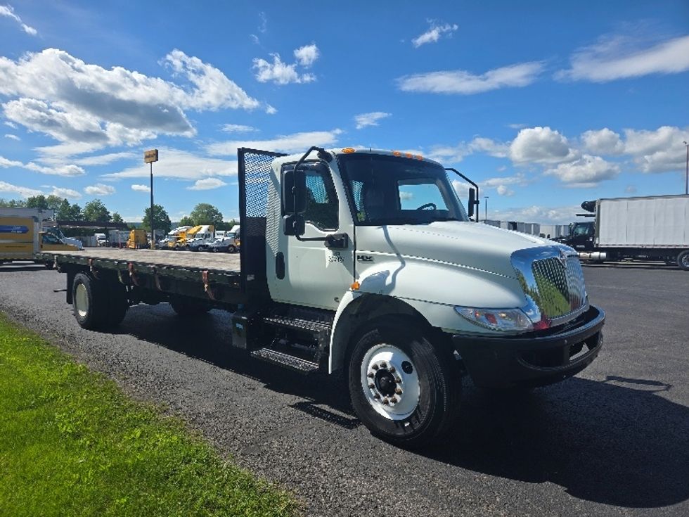 Flatbed Truck-Light and Medium Duty Trucks-International-2021-MV607-White Deer-PA-158,156\n\t\tmiles-$ 57,500 - Image 1