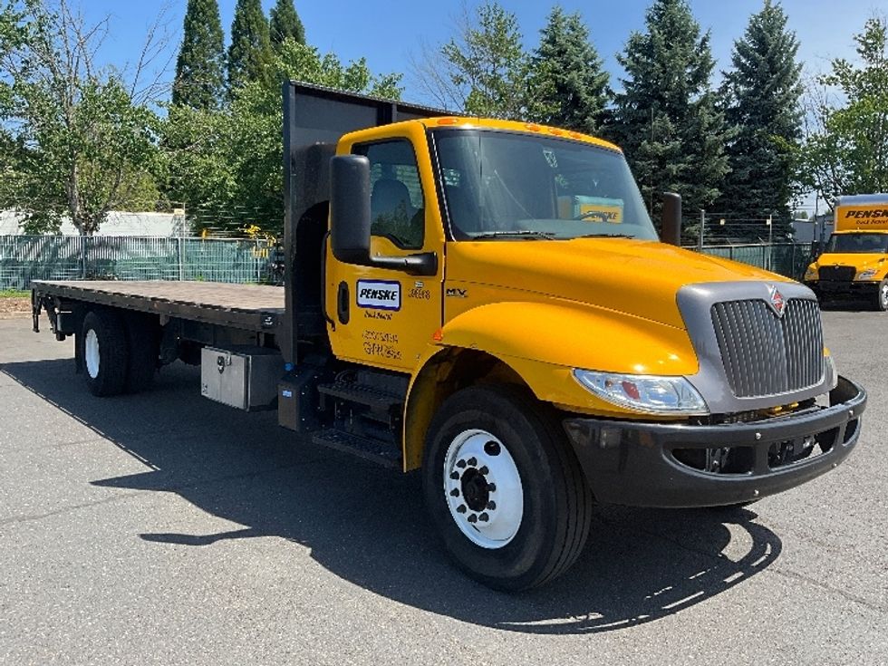 Flatbed Truck-Light and Medium Duty Trucks-International-2022-MV607-Clackamas-OR-65,882\n\t\tmiles-$ 70,000 - Image 1