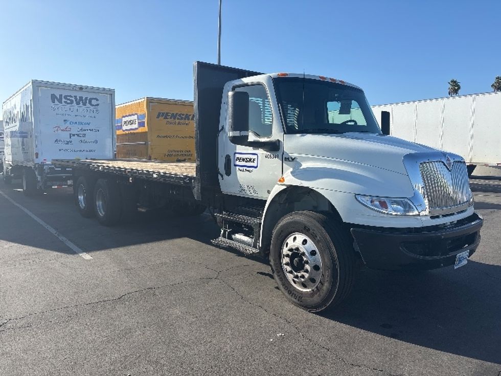 Flatbed Truck-Light and Medium Duty Trucks-International-2022-MV607-Fontana-CA-93,523\n\t\tmiles-$ 84,250 - Image 1