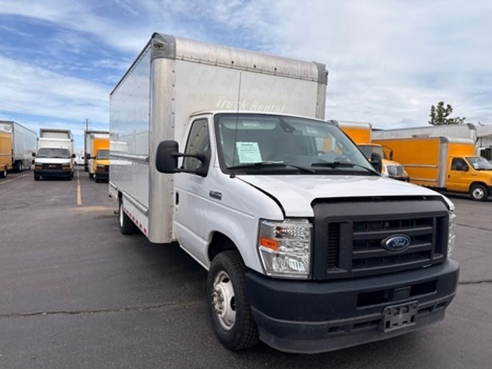 Light Duty Box Truck-Light and Medium Duty Trucks-Ford-2021-E350-Aurora-CO-93,358\n\t\tmiles-$ 26,250 - Image 1