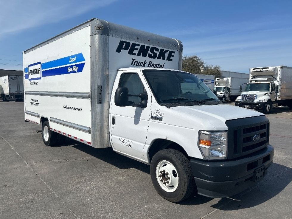 Light Duty Box Truck-Light and Medium Duty Trucks-Ford-2021-E350-Garland-TX-92,402\n\t\tmiles-$ 32,250 - Image 1
