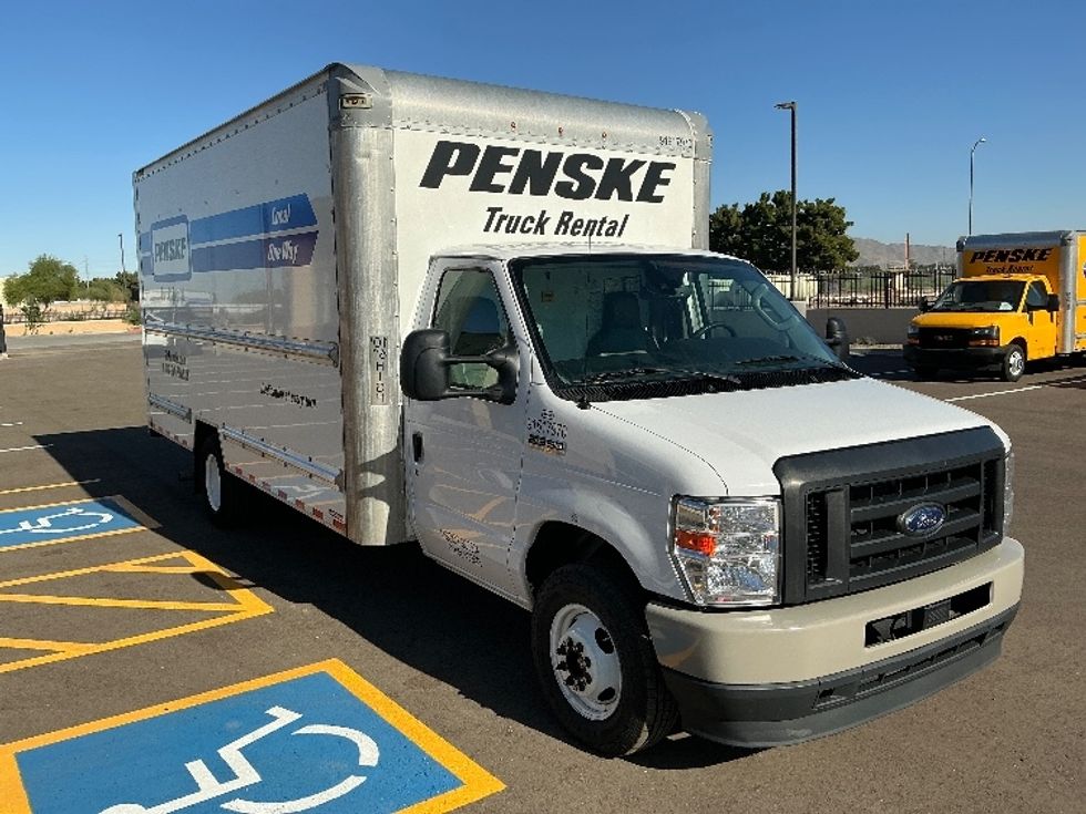 Light Duty Box Truck-Light and Medium Duty Trucks-Ford-2021-E350-Goodyear-AZ-109,533\n\t\tmiles-$ 26,500 - Image 1