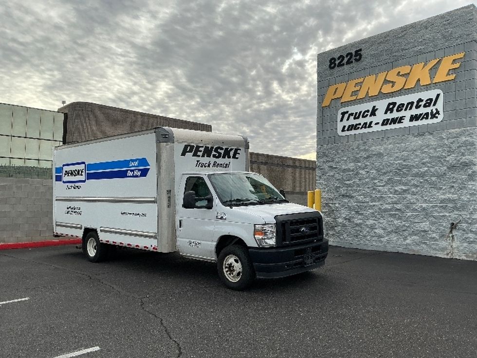 Light Duty Box Truck-Light and Medium Duty Trucks-Ford-2021-E350-Tempe-AZ-123,131\n\t\tmiles-$ 27,250 - Image 1