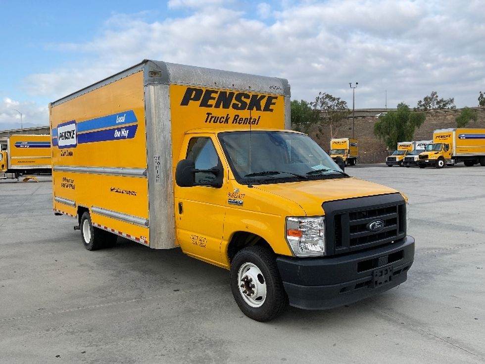 Light Duty Box Truck-Light and Medium Duty Trucks-Ford-2022-E350-Fontana-CA-101,585\n\t\tmiles-$ 27,500 - Image 1