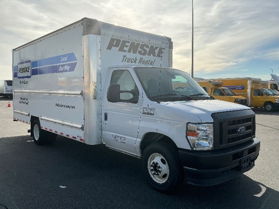Light Duty Box Truck-Light and Medium Duty Trucks-Ford-2022-E350-Fontana-CA-130,371\n\t\tmiles-$ 27,000 - Image 1