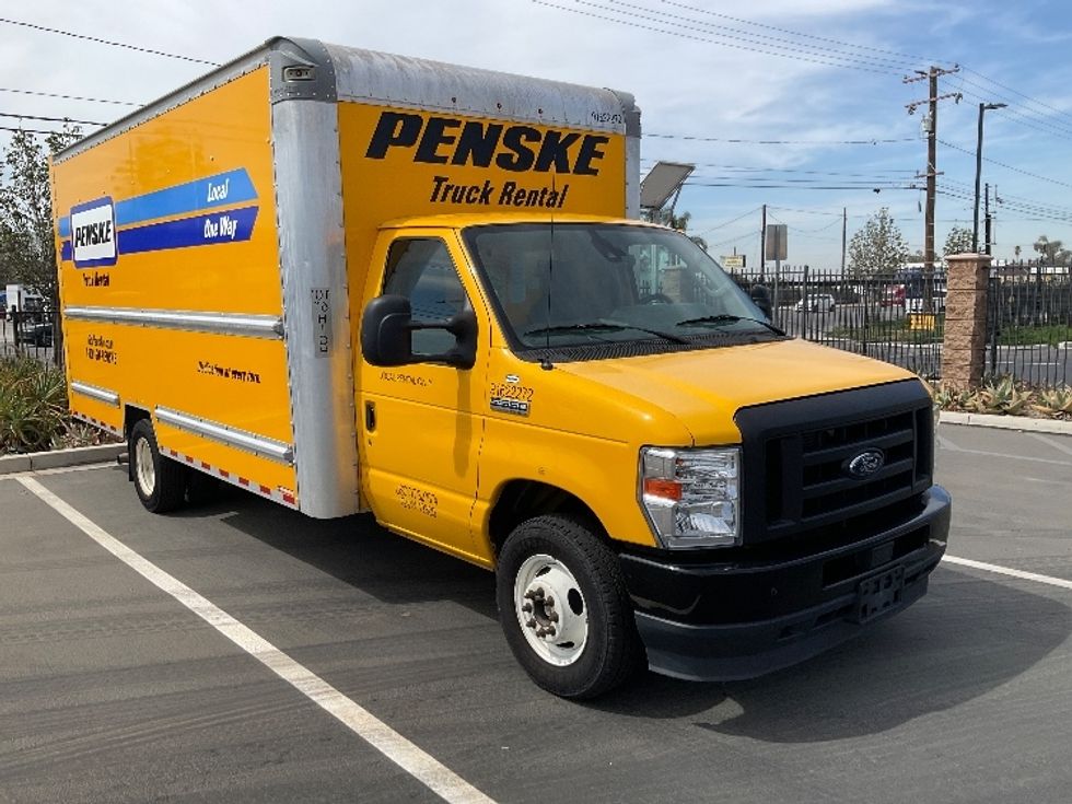 Light Duty Box Truck-Light and Medium Duty Trucks-Ford-2022-E350-Fontana-CA-95,659\n\t\tmiles-$ 28,000 - Image 1