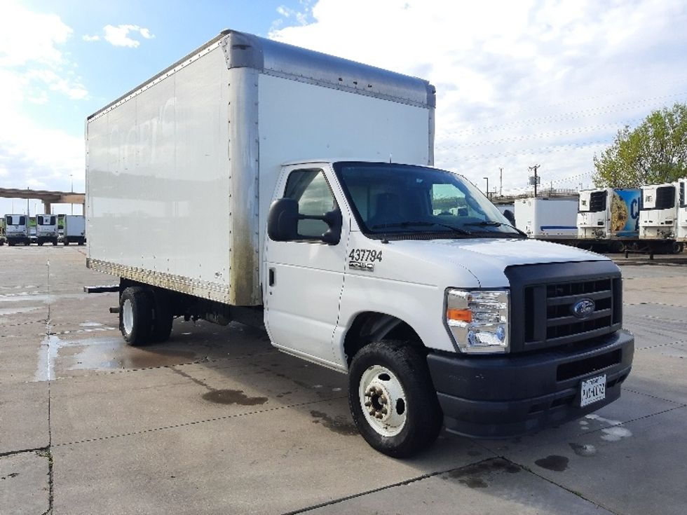 Light Duty Box Truck-Light and Medium Duty Trucks-Ford-2022-E350-Fort Worth-TX-66,164\n\t\tmiles-$ 34,250 - Image 1