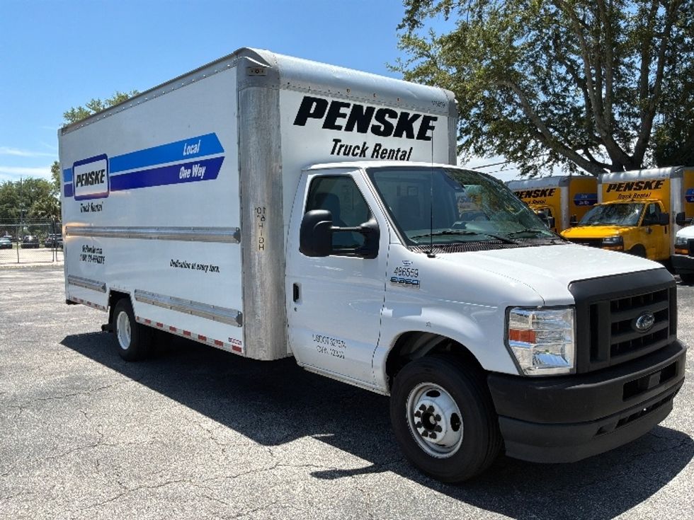 Light Duty Box Truck-Light and Medium Duty Trucks-Ford-2022-E350-Jacksonville-FL-124,343\n\t\tmiles-$ 25,750 - Image 1