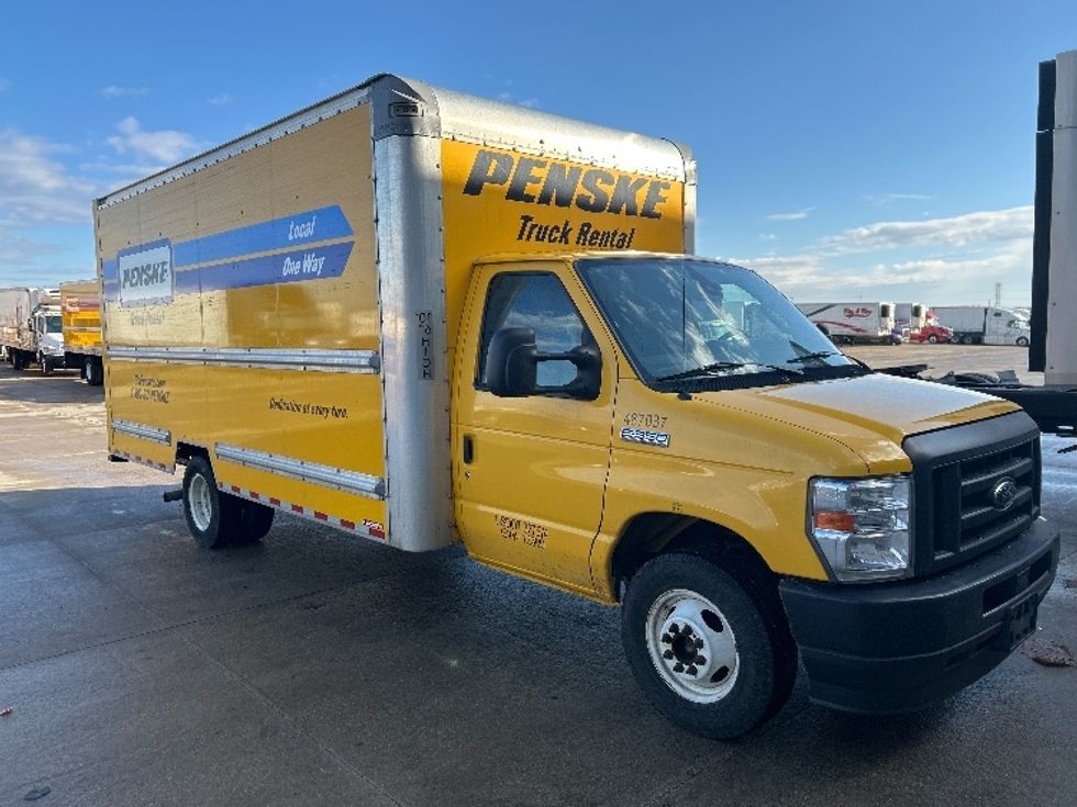 Light Duty Box Truck-Light and Medium Duty Trucks-Ford-2022-E350-Sturtevant-WI-78,627\n\t\tmiles-$ 32,250 - Image 1