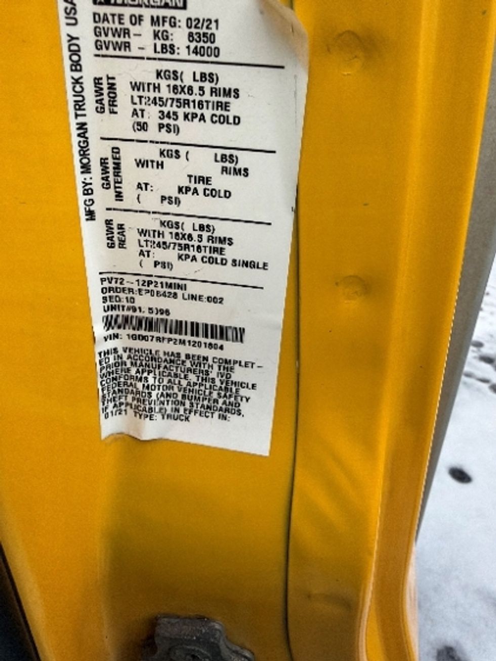 Light Duty Box Truck-Light and Medium Duty Trucks-GMC-2021-Savana G33503-Albany-NY-116,260\n\t\tmiles-$ 23,250 - Image 22