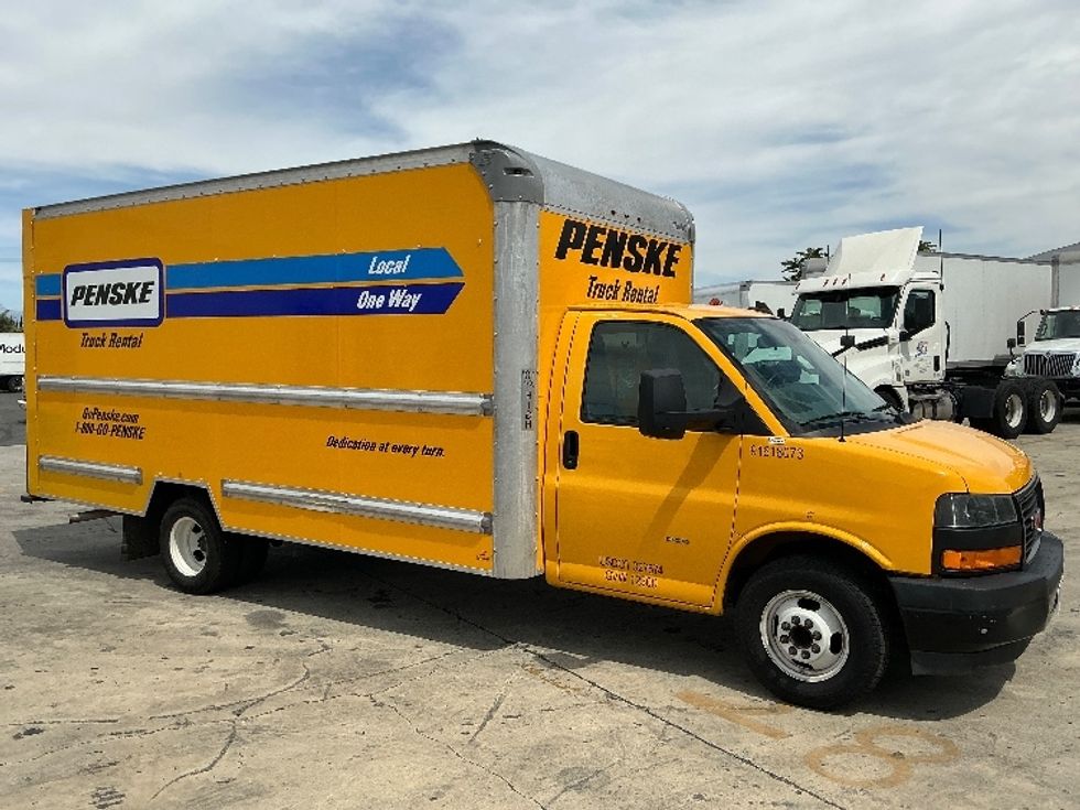 Light Duty Box Truck-Light and Medium Duty Trucks-GMC-2021-Savana G33903-City Of Industry-CA-77,935\n\t\tmiles-$ 27,000 - Image 1