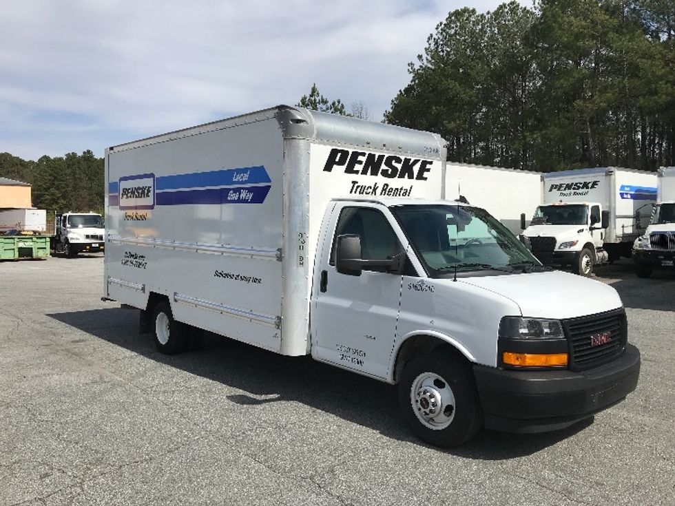 Light Duty Box Truck-Light and Medium Duty Trucks-GMC-2021-Savana G33903-Columbus-GA-77,055\n\t\tmiles-$ 36,500 - Image 1