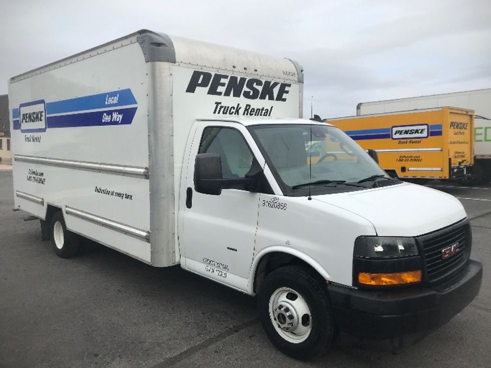 Light Duty Box Truck-Light and Medium Duty Trucks-GMC-2021-Savana G33903-Cumberland-MD-76,396\n\t\tmiles-$ 32,000 - Image 1