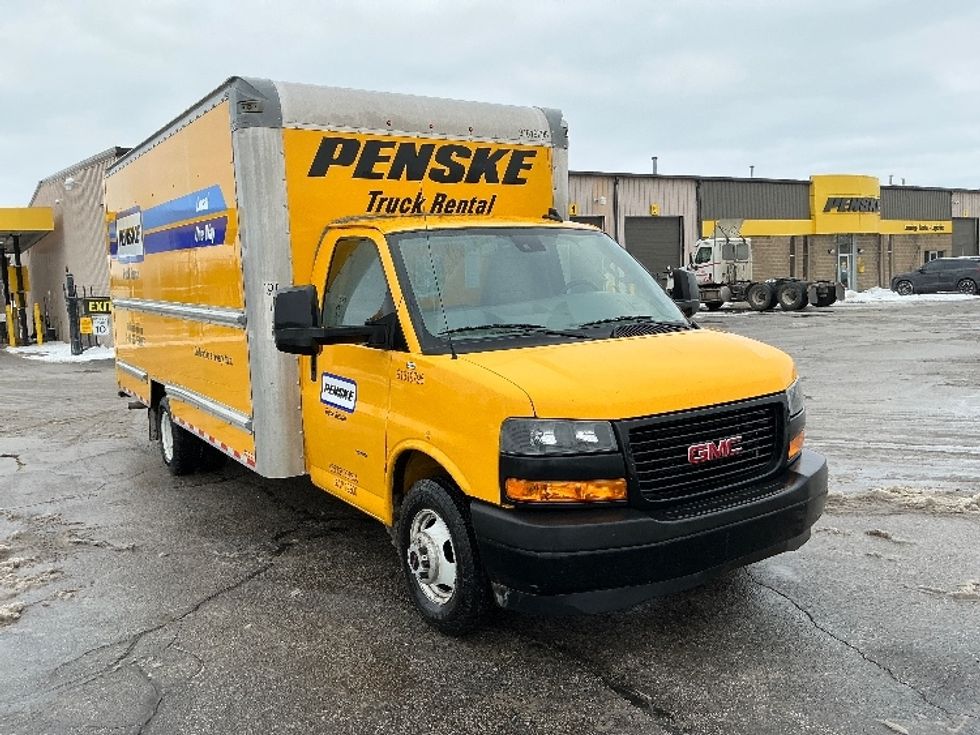 Light Duty Box Truck-Light and Medium Duty Trucks-GMC-2021-Savana G33903-Elkhart-IN-100,424\n\t\tmiles-$ 25,750 - Image 1