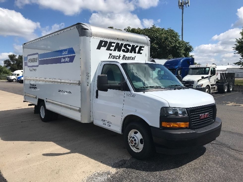Light Duty Box Truck-Light and Medium Duty Trucks-GMC-2021-Savana G33903-Elkhart-IN-62,479\n\t\tmiles-$ 40,500 - Image 1