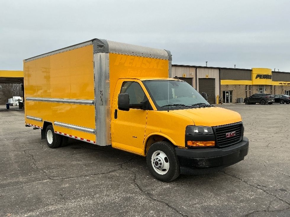 Light Duty Box Truck-Light and Medium Duty Trucks-GMC-2021-Savana G33903-Elkhart-IN-98,275\n\t\tmiles-$ 26,000 - Image 1