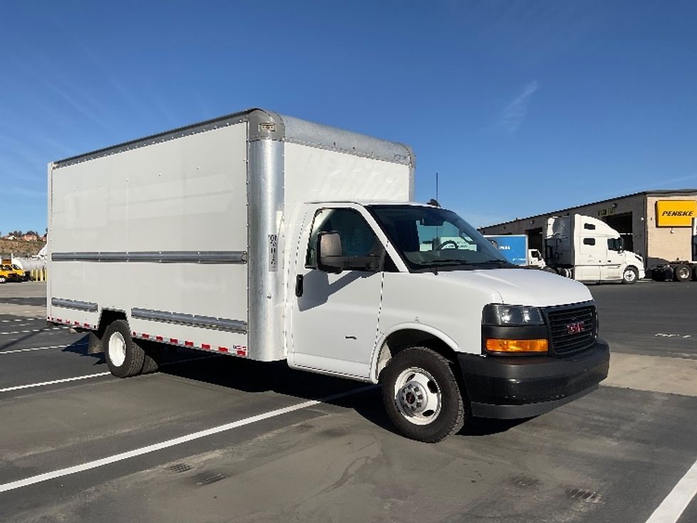 Light Duty Box Truck-Light and Medium Duty Trucks-GMC-2021-Savana G33903-Fontana-CA-110,308\n\t\tmiles-$ 29,500 - Image 1