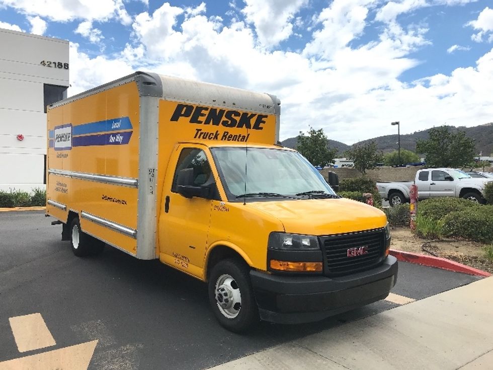 Light Duty Box Truck-Light and Medium Duty Trucks-GMC-2021-Savana G33903-Fontana-CA-115,109\n\t\tmiles-$ 23,750 - Image 1