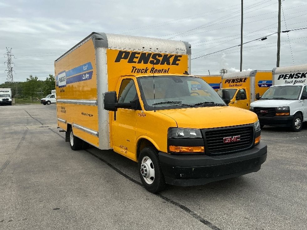 Light Duty Box Truck-Light and Medium Duty Trucks-GMC-2021-Savana G33903-Fort Wayne-IN-90,802\n\t\tmiles-$ 27,000 - Image 1