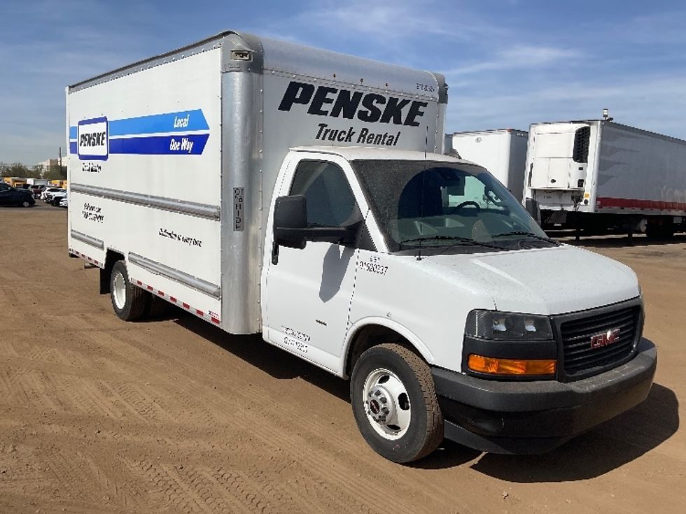 Light Duty Box Truck-Light and Medium Duty Trucks-GMC-2021-Savana G33903-Jurupa Valley-CA-88,037\n\t\tmiles-$ 32,250 - Image 1
