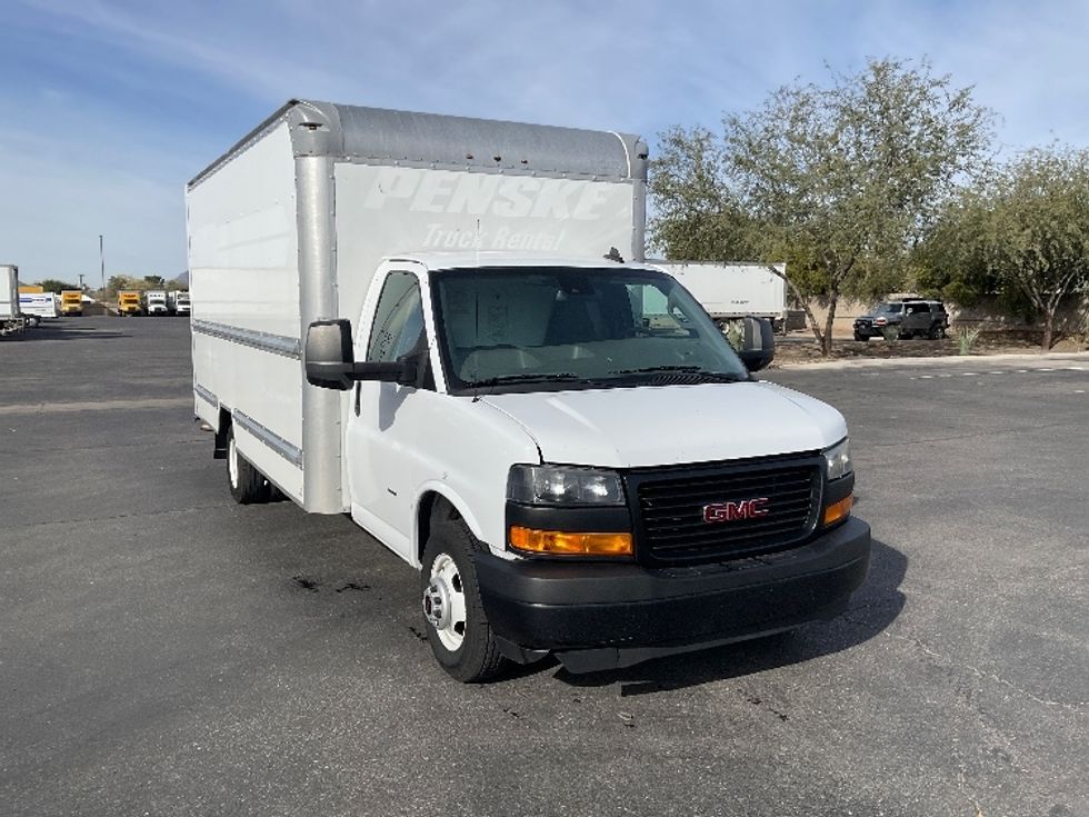 Light Duty Box Truck-Light and Medium Duty Trucks-GMC-2021-Savana G33903-Phoenix-AZ-107,577\n\t\tmiles-$ 29,250 - Image 1