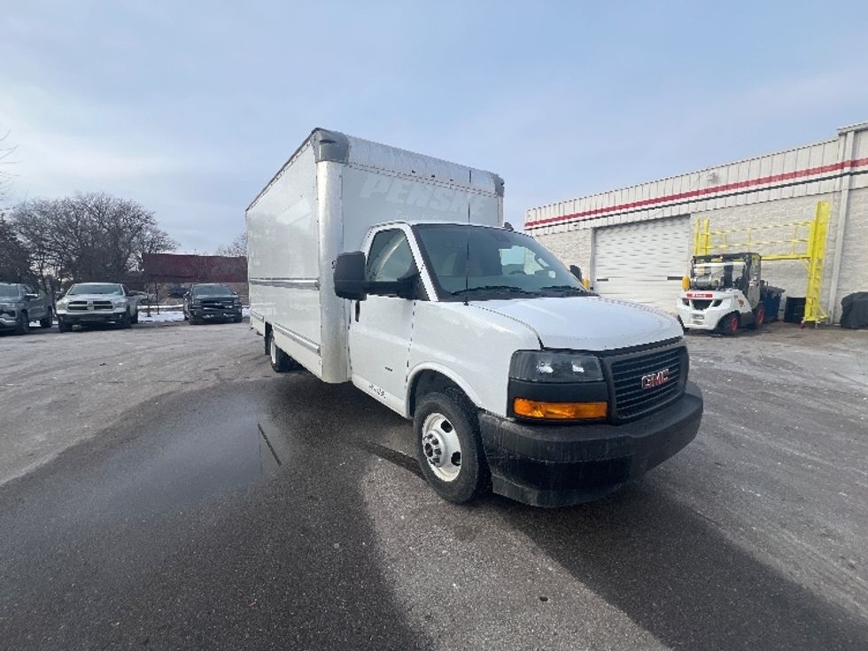 Light Duty Box Truck-Light and Medium Duty Trucks-GMC-2021-Savana G33903-Plymouth-MI-90,564\n\t\tmiles-$ 30,250 - Image 1
