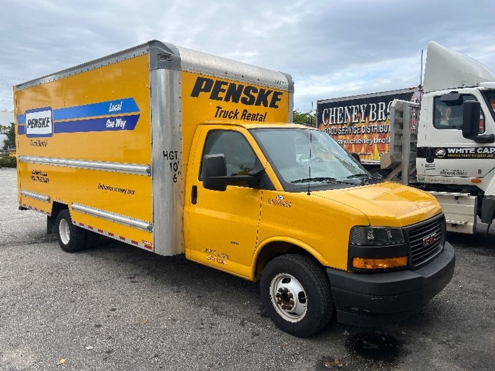 Light Duty Box Truck-Light and Medium Duty Trucks-GMC-2021-Savana G33903-Riviera Beach-FL-105,068\n\t\tmiles-$ 26,250 - Image 1