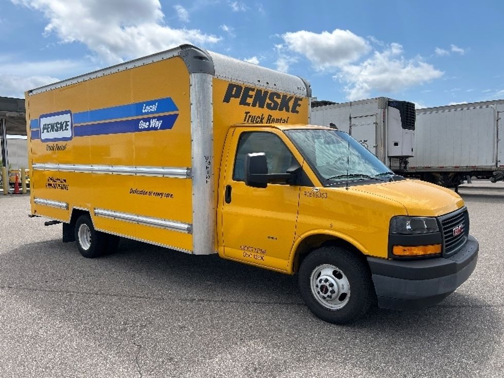 Light Duty Box Truck-Light and Medium Duty Trucks-GMC-2021-Savana G33903-Roseville-MN-76,173\n\t\tmiles-$ 28,000 - Image 1