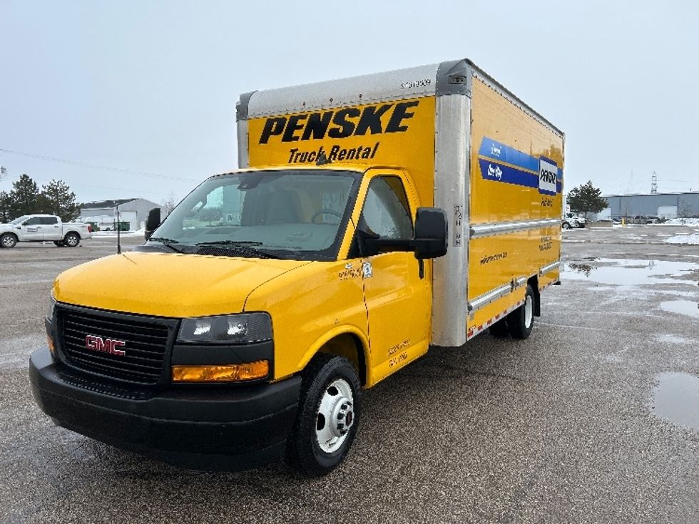 Light Duty Box Truck-Light and Medium Duty Trucks-GMC-2021-Savana G33903-Saginaw-MI-79,481\n\t\tmiles-$ 28,500 - Image 1