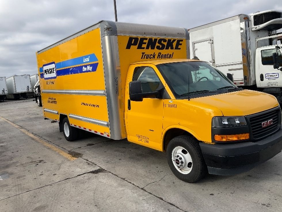 Light Duty Box Truck-Light and Medium Duty Trucks-GMC-2021-Savana G33903-San Marcos-CA-76,347\n\t\tmiles-$ 33,000 - Image 1